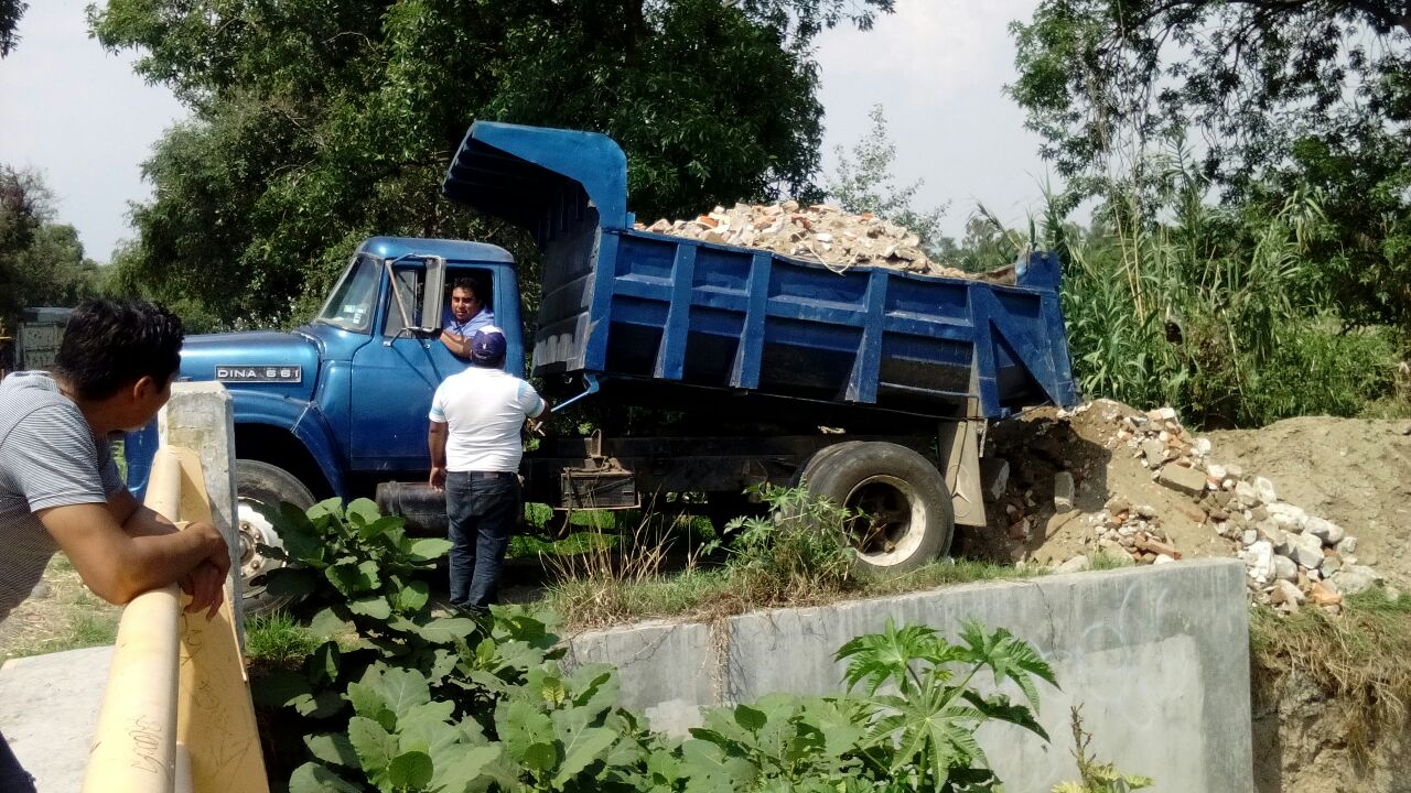 Prevén ajustes de desbordamientos en el Río Zahuapan en zona de Zacatelco